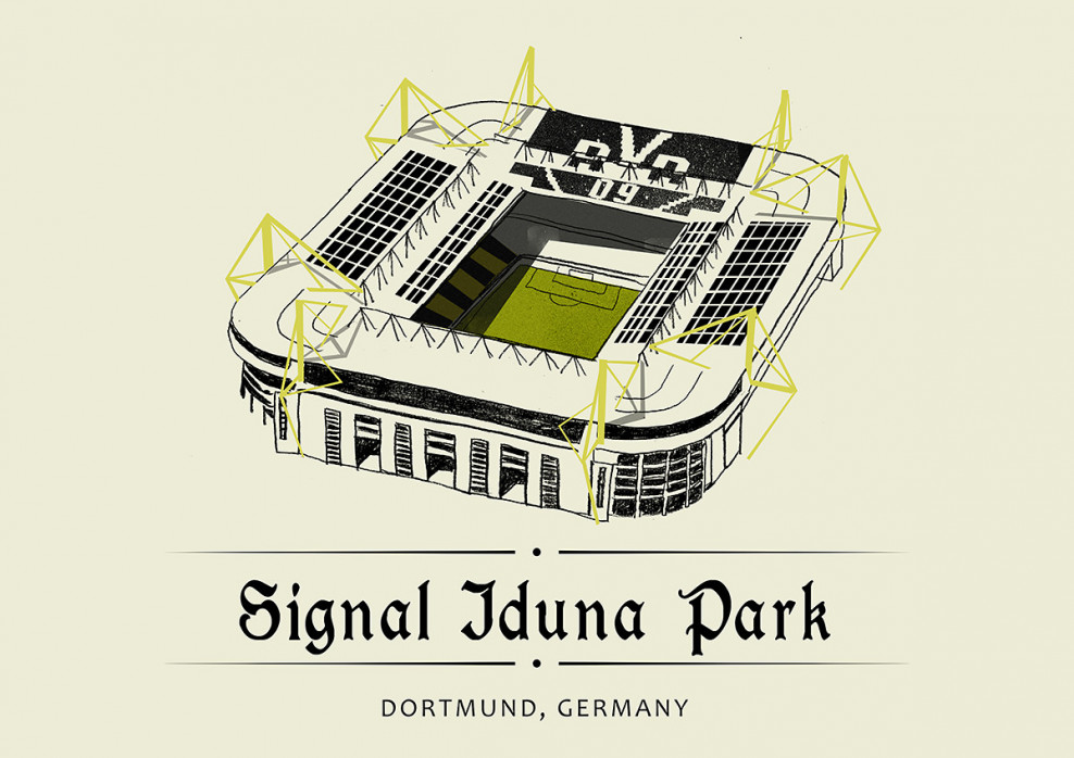 World Of Stadiums: Signal-Iduna-Park - Poster bestellen - 11FREUNDE SHOP