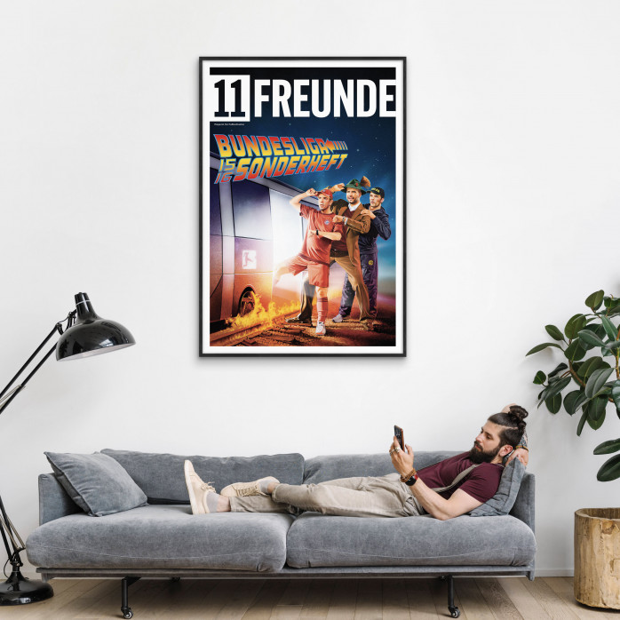 Fußball Wandbild Covermotiv: 11FREUNDE - Bundesliga-Sonderheft 2015/16 Zurück in die Zukunft