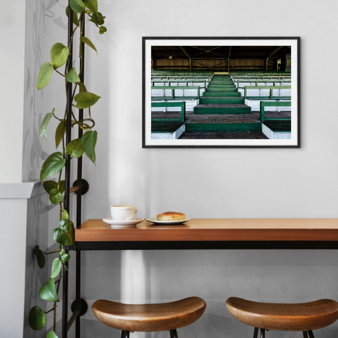 Tribüne Rudolf-Kalweit-Stadion (Farbe) - Christoph Buckstegen Foto - 11FREUNDE SHOP