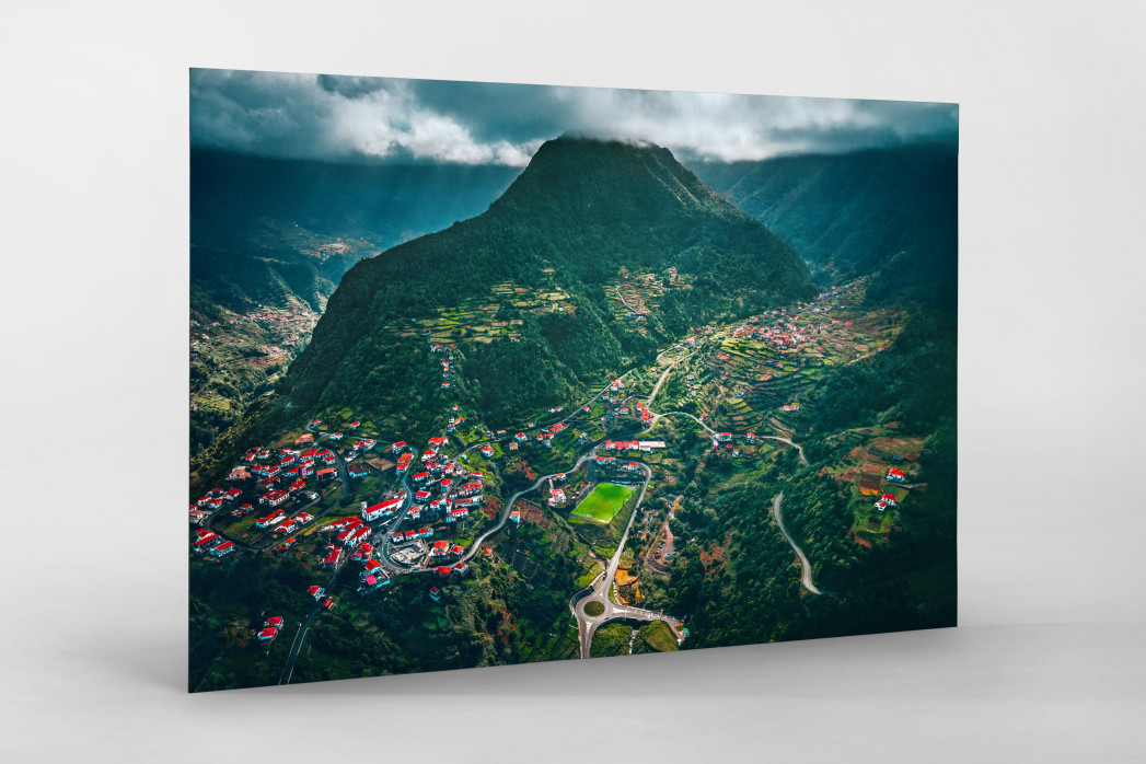 Im Hochland von Madeira - Fußballplatz Portugal - Wandbild