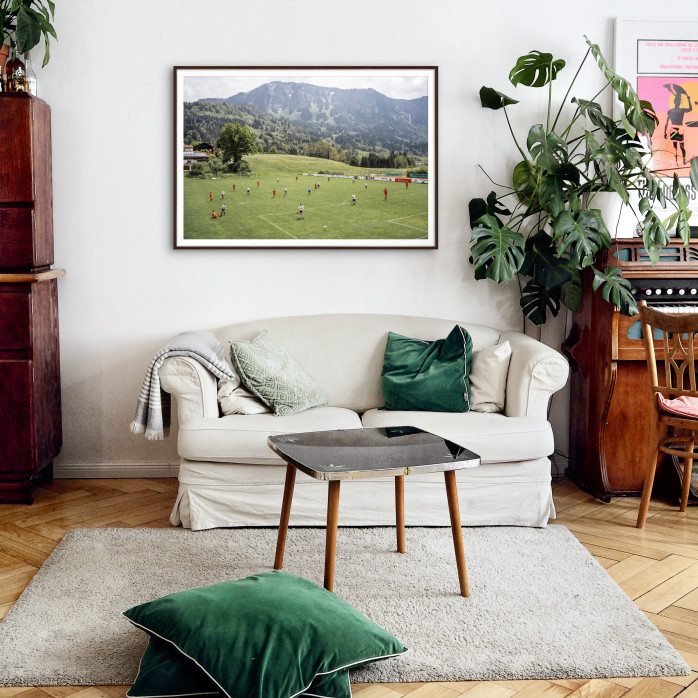 Amateurkick mit Aussicht - Wandbild