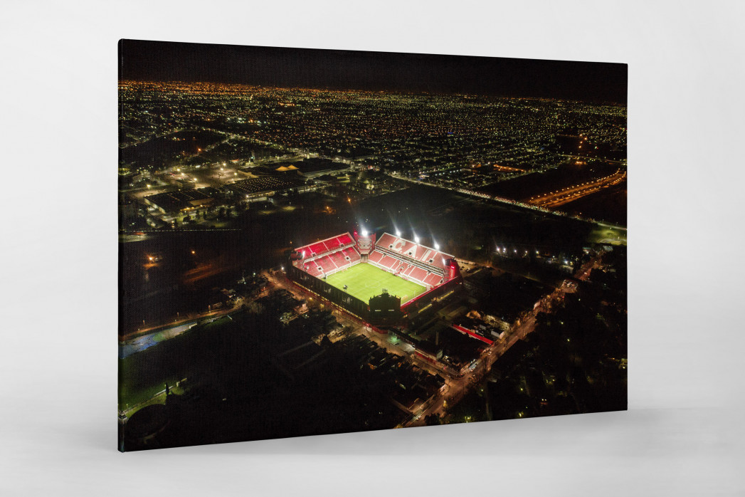 Vogelperspektive Estadio Libertadores de América bei Flutlicht - Wandbild CA Independiente