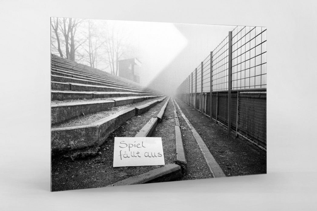 Spiel fällt aus - Wandbild Stuttgarter Kickers Waldau-Stadion 2. Bundesliga Süd 1979