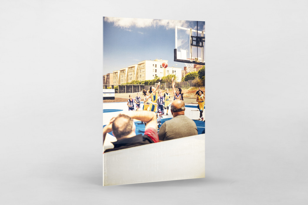 Wandbild: Basketball auf Gran Canaria - The final throw - Olli Mueller Photography