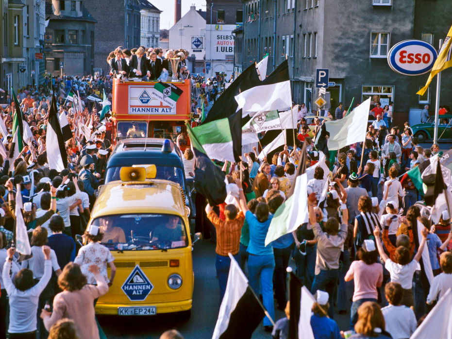 Gladbacher Meisterfeier 1975 - Wandbild Borussia Mönchengladbach