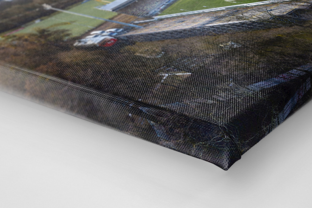 Sportpark Höhenberg und Kölner Skyline - Viktoria Köln Wandbild