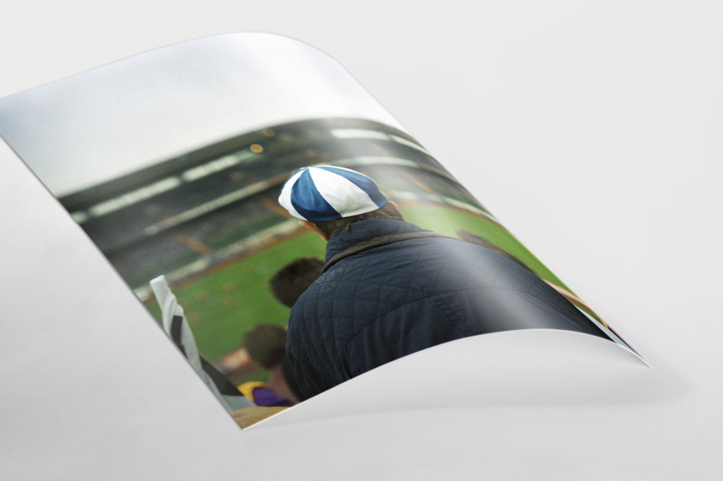 Schalke-Fan 1994 - Wandbild Foto von Christoph Buckstegen