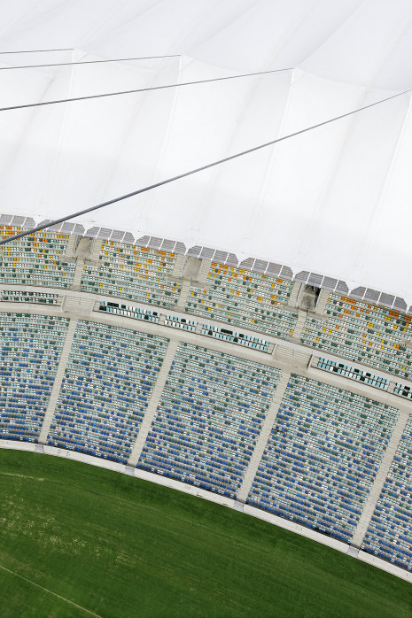 Stadiondach und Sitze in Durban - 11FREUNDE BILDERWELT