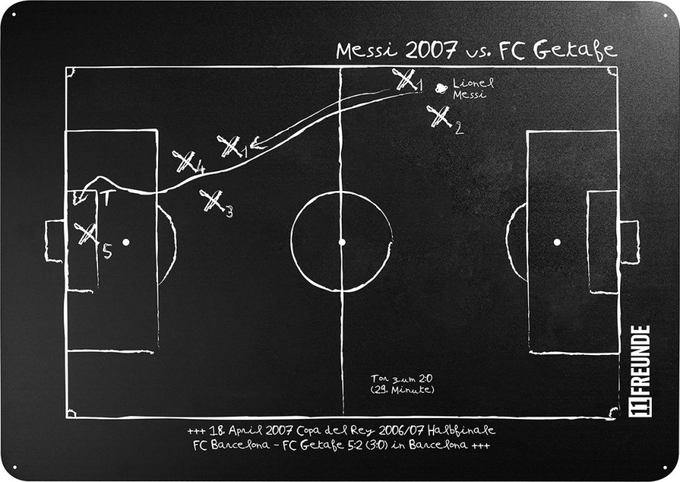 Magnettafel: Messi 2007 - 11FREUNDE SHOP
