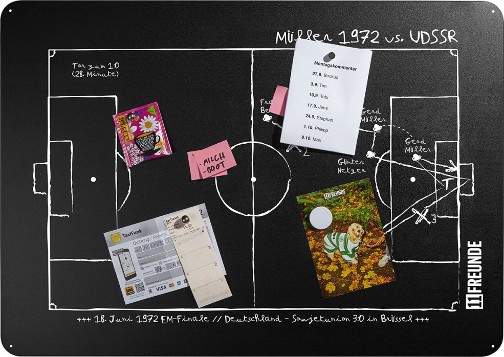 Magnettafel: Müller 1972 - 11FREUNDE SHOP