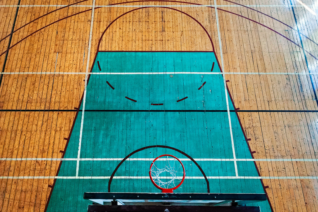 Basketballhalle in Estland - Sport Fotografien als Wandbilder - Basketball Foto - NoSports Magazin