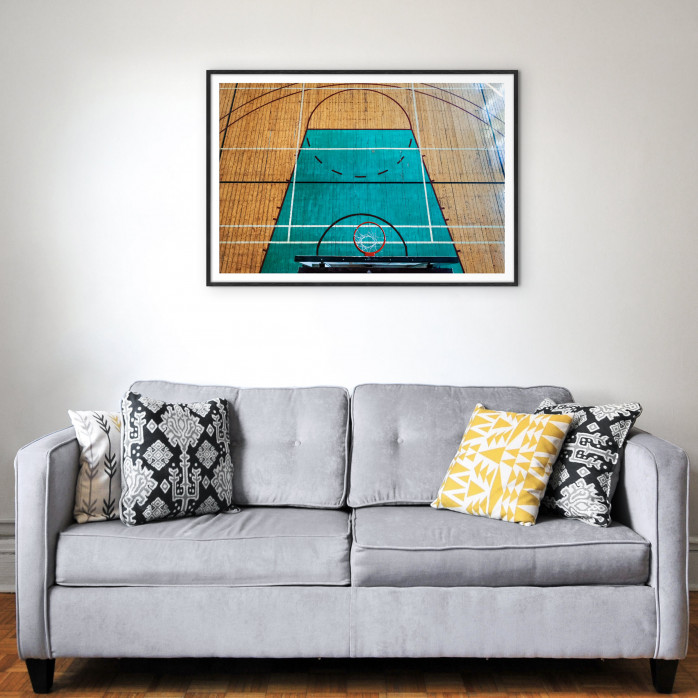Basketballhalle in Estland - Sport Fotografien als Wandbilder - Basketball Foto - NoSports Magazin