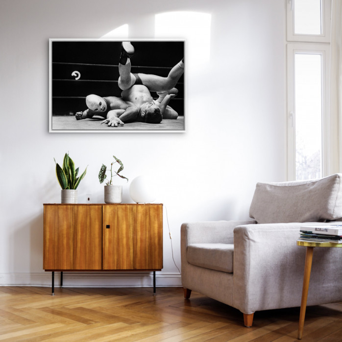 Catchen in Paris - Sport Fotografie als Wandbild - Wrestling Foto - NoSports Magazin - 11FREUNDE SHOP