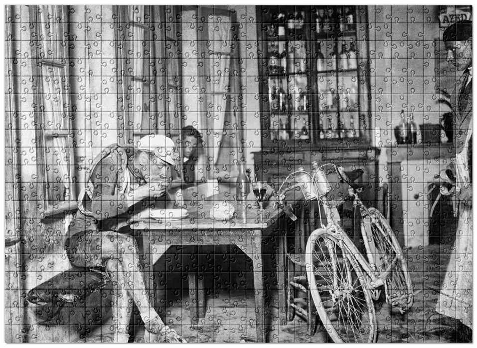 Puzzle: Rast im Wirtshaus bei der Tour 1922