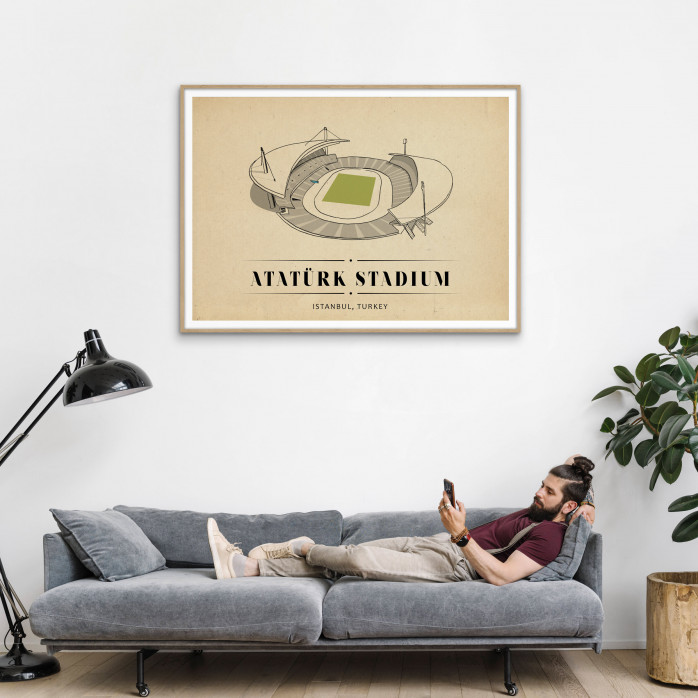 World Of Stadiums: Atatürk Stadium - Poster bestellen - 11FREUNDE SHOP