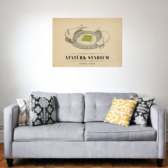 World Of Stadiums: Atatürk Stadium - Poster bestellen - 11FREUNDE SHOP