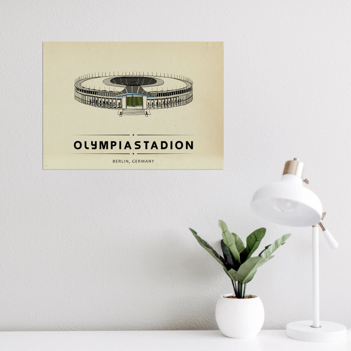 World Of Stadiums: Olympiastadion - Poster bestellen - 11FREUNDE SHOP