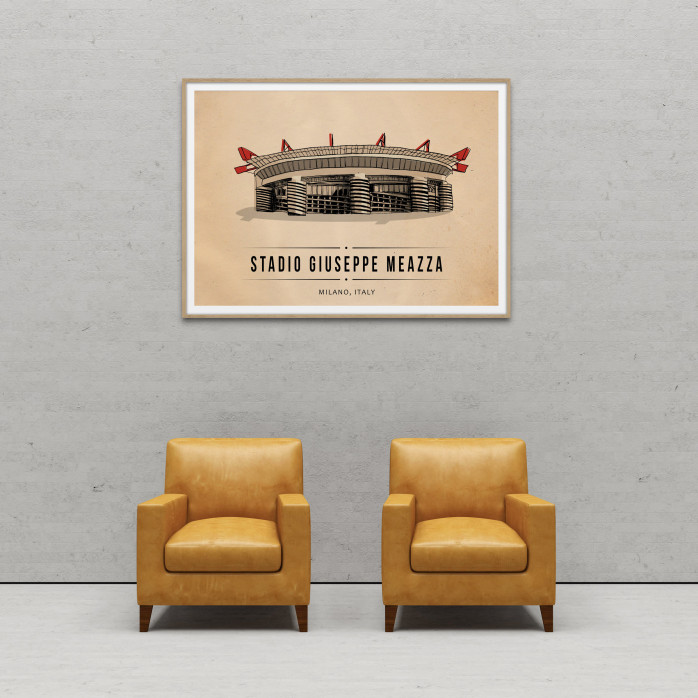 World Of Stadiums: Stadio Giuseppe Meazza - Poster bestellen - 11FREUNDE SHOP