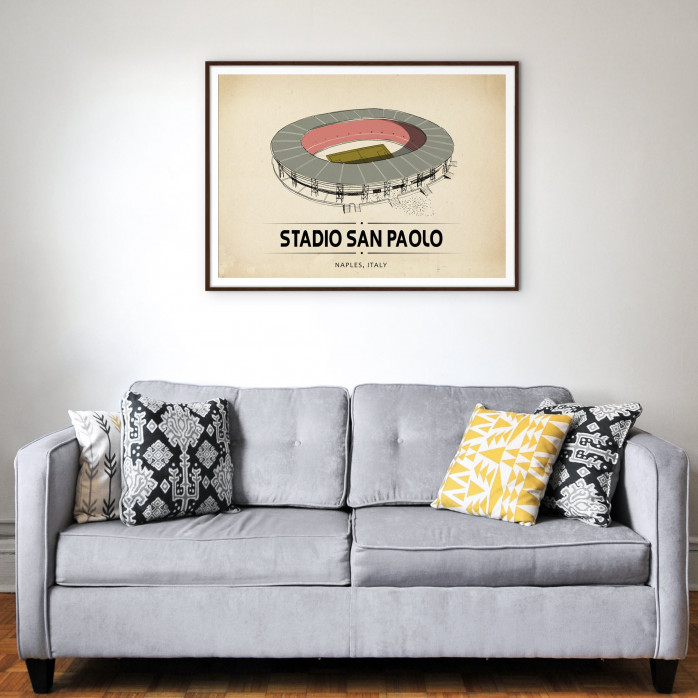 World Of Stadiums: Stadio San Paolo - Poster bestellen - 11FREUNDE SHOP