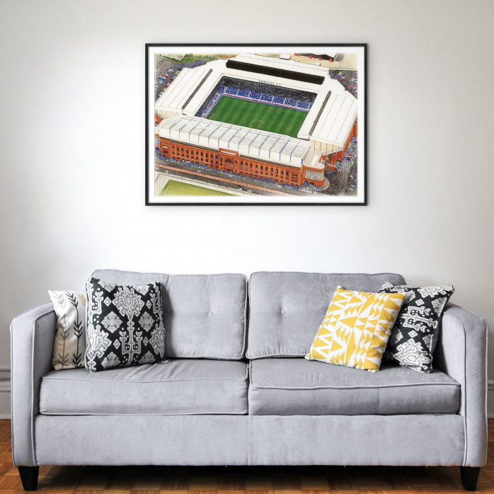 Stadia Art: Ibrox - Poster bestellen - 11FREUNDE SHOP