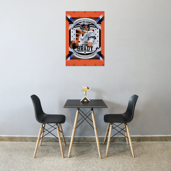 Tom by Nicholas Chuan - Brady Collage Poster