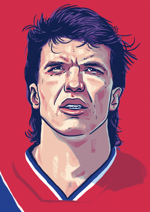 Lothar Matthäus - Helden der Liga 1990er Jahre - illustriert von Ronny Heimann