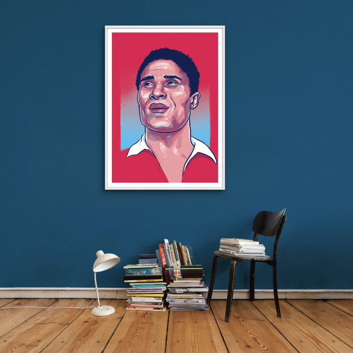 Eusébio - illustriert von Ronny Heimann