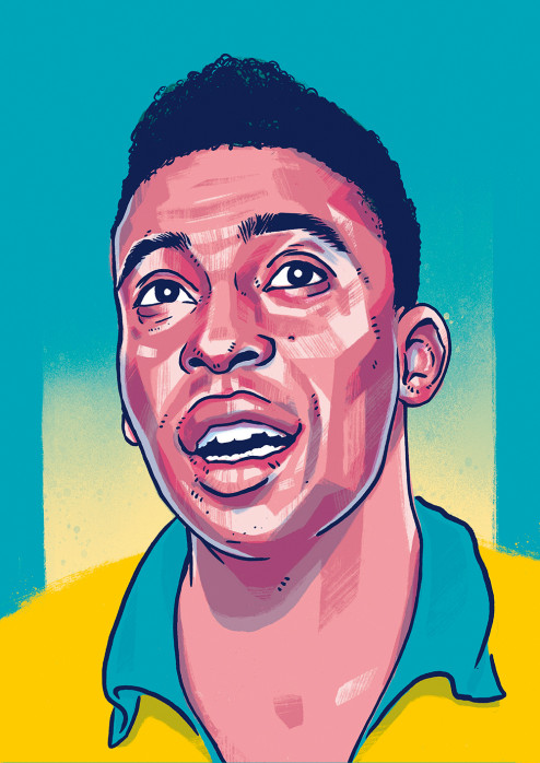 Pele by Ronny Heimann (2)  - illustriert von Ronny Heimann