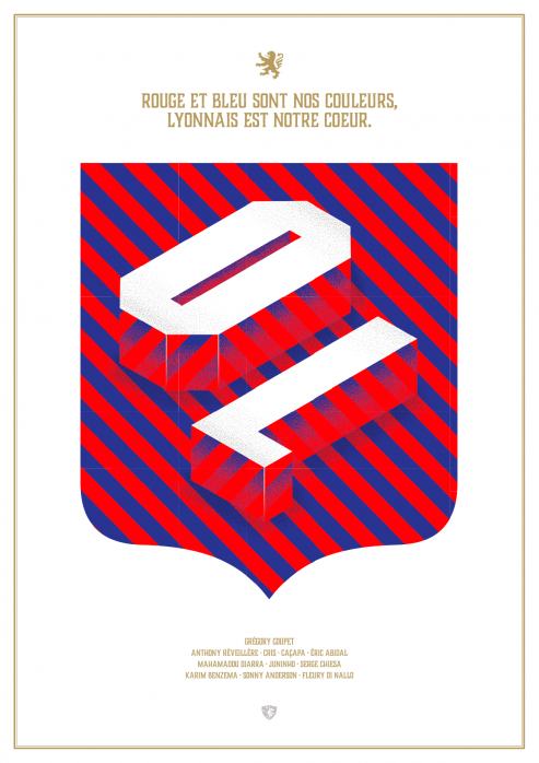 Legendary XI: Lyon - Poster bestellen - 11FREUNDE SHOP