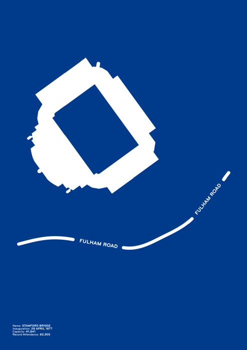 Piktogramm: Chelsea - Poster bestellen - 11FREUNDE SHOP