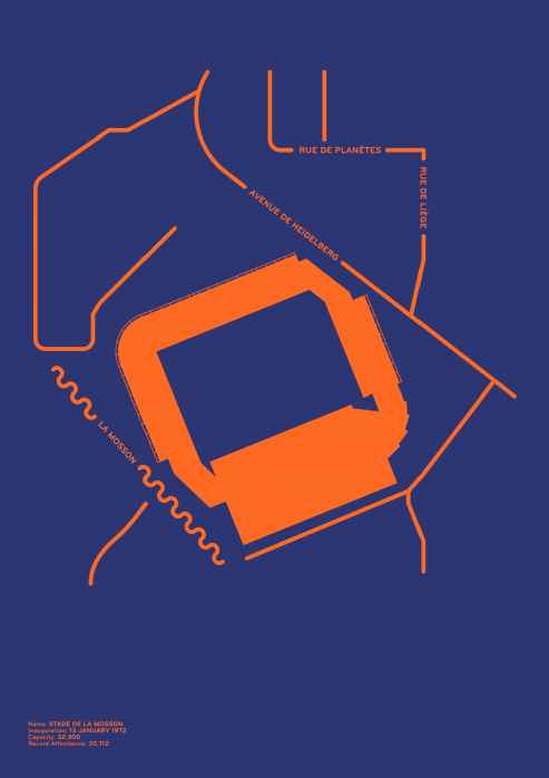 Piktogramm: Montpellier - Poster bestellen - 11FREUNDE SHOP