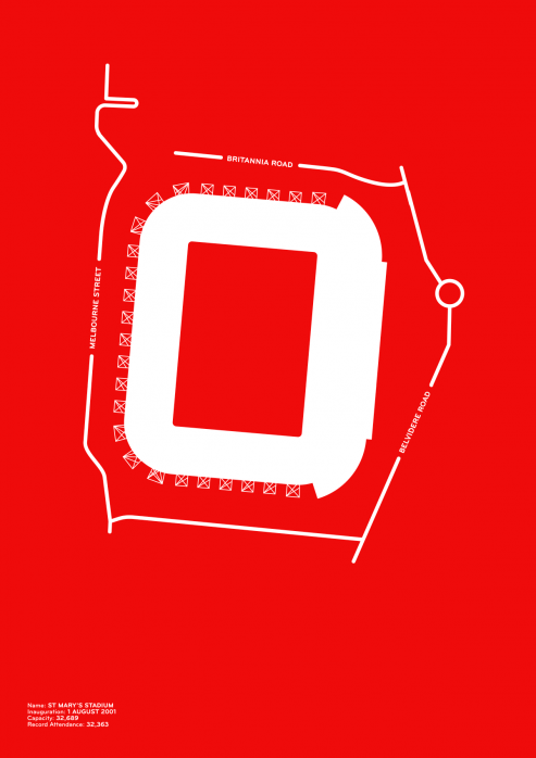 Piktogramm: Southampton - Poster bestellen - 11FREUNDE SHOP