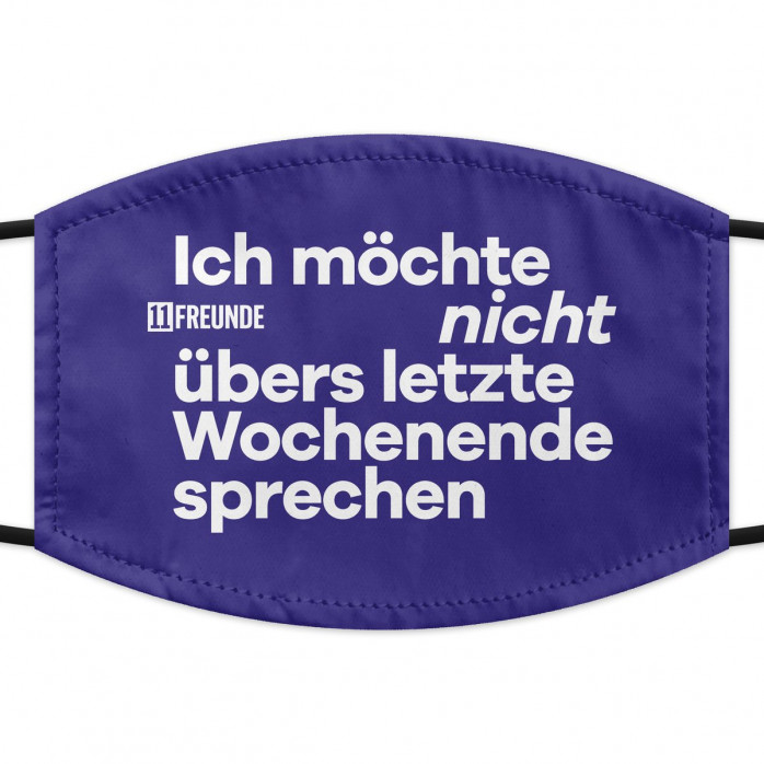 Wochenende NICHT-Maske BLAU (Erwachsene)