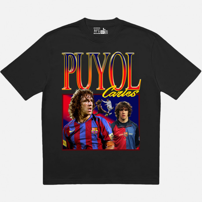 PUYOL Shirt  by Retro Football Gang