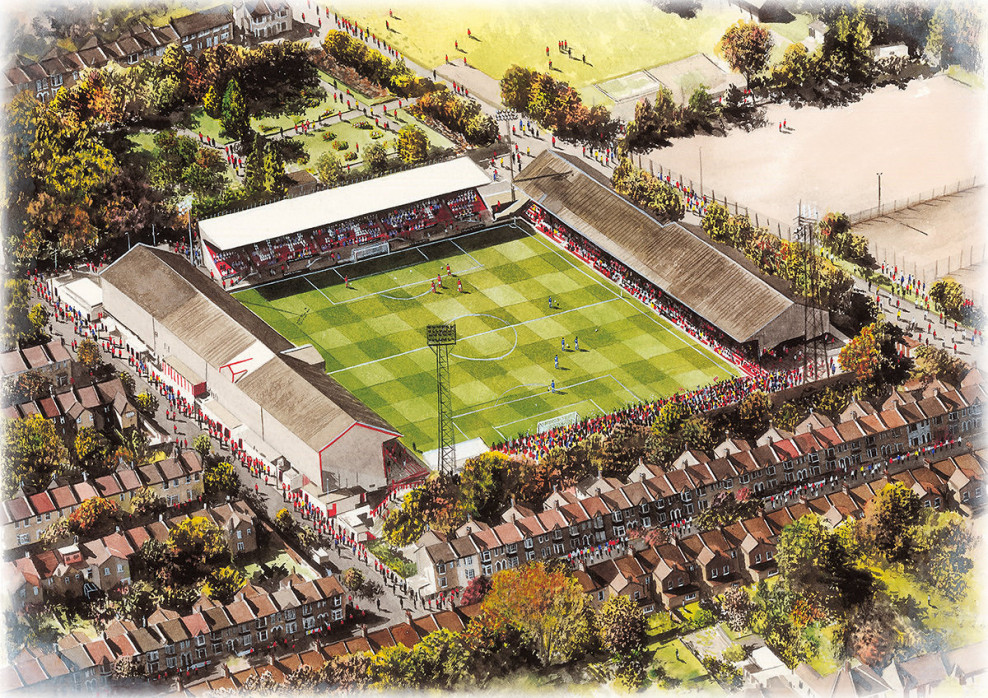 Stadia Art: Brisbane Road - Poster bestellen - 11FREUNDE SHOP