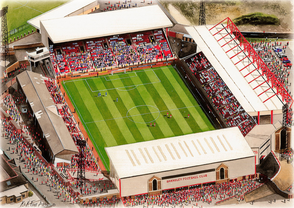 Stadia Art: Oakwell - Poster bestellen - 11FREUNDE SHOP