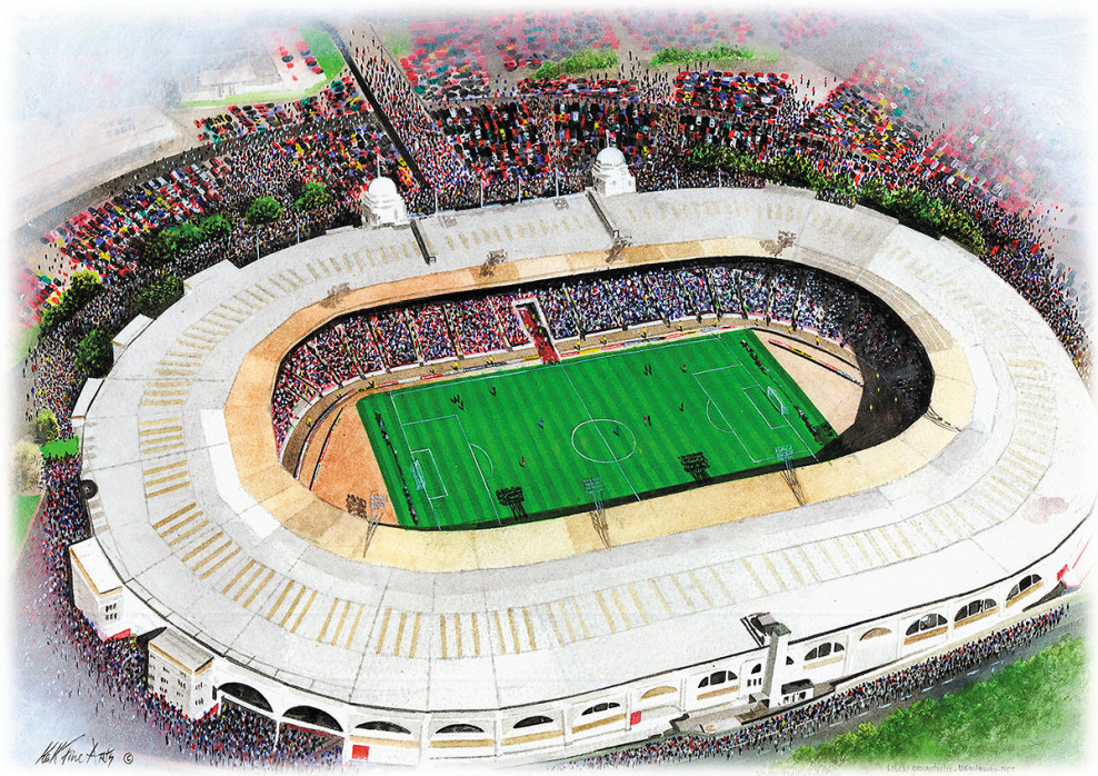 Stadia Art: Wembley (2) - Poster bestellen - 11FREUNDE SHOP