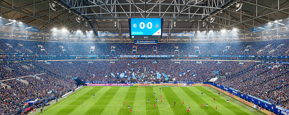 Gelsenkirchen (2019) - Stadionfoto Schalke 04 als Wandbild