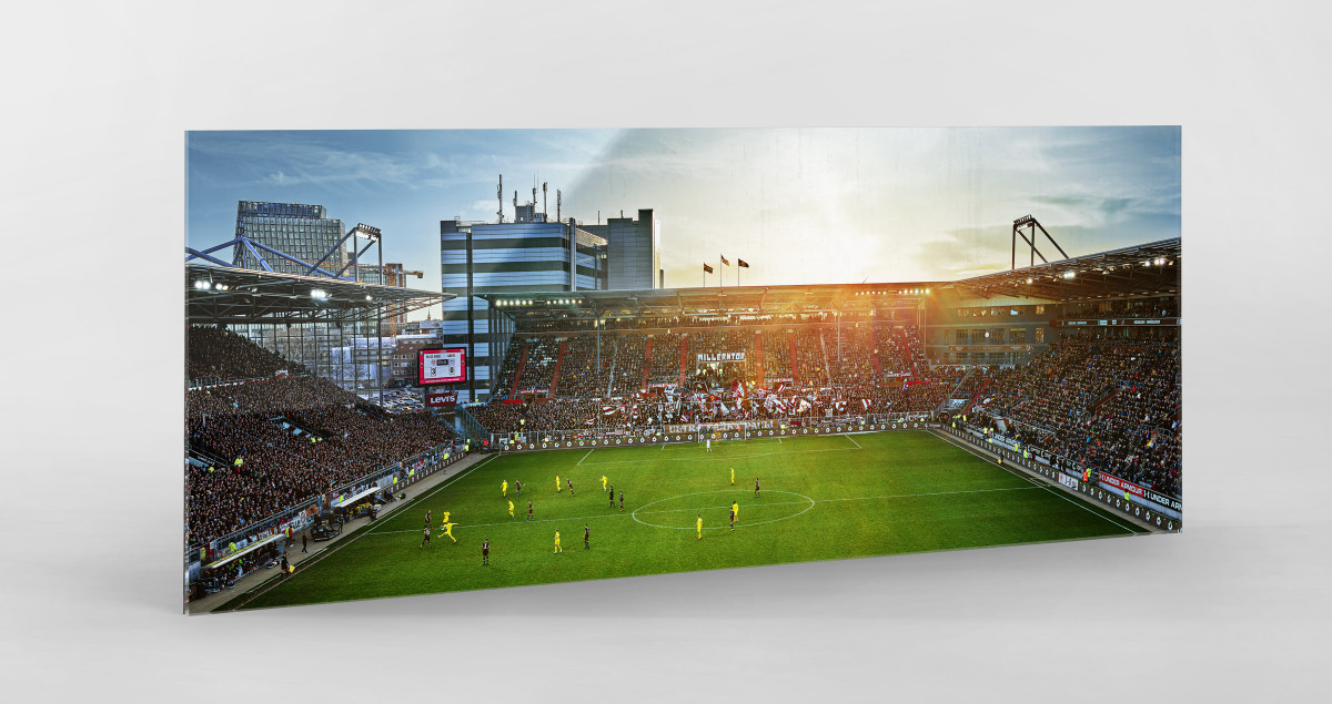 FC St. Pauli -  Millerntor Stadion - Fußball Foto Wandbild Poster Leinwand