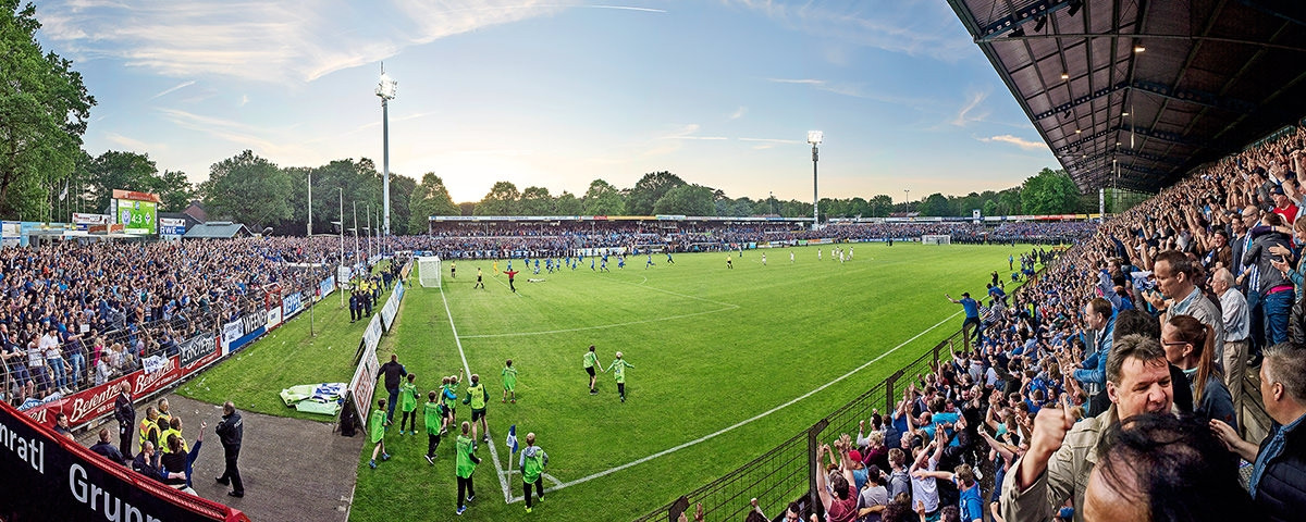 SV Meppen - Emslandstadion - 11FREUNDE Stadionposter Motiv -  Panorama-Wandbild