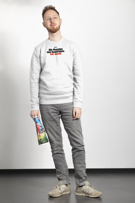 Sweatshirt - Auswärtsfans fast überall (Fairwear & Bio-Baumwolle)