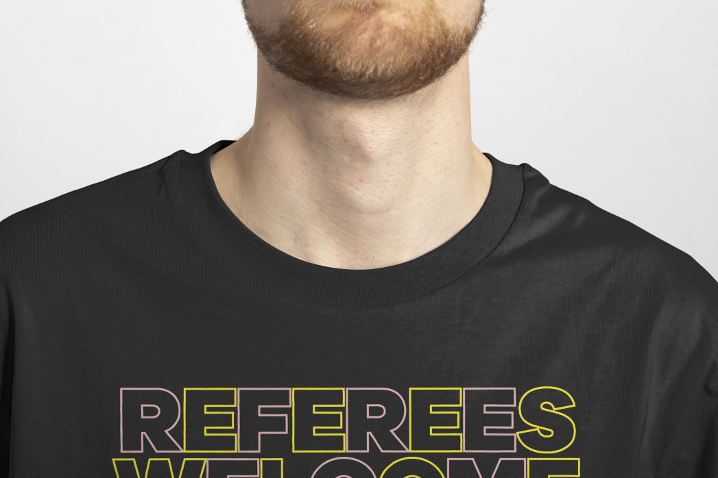 T-Shirt - Referees Welcome (Fairwear & Bio-Baumwolle) - 11FREUNDE Textil