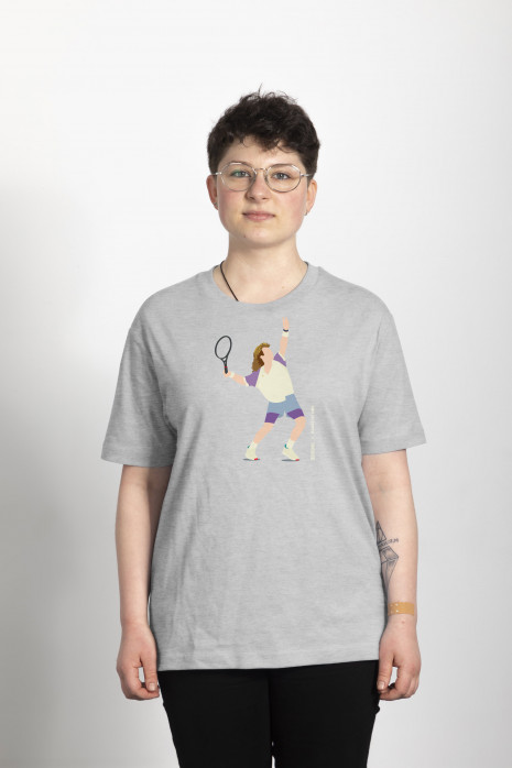 T-Shirt - Tennis Punk (Fairwear & Bio-Baumwolle) - 11FREUNDE x HANDS OF GOD