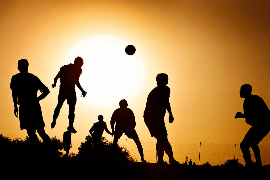 Unter der Sonne Zyperns - 11FREUNDE SHOP - Fußball Foto Wandbild