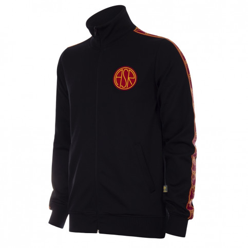 AS Roma Black Taper Jacket