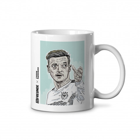 Design-Tasse - 11FREUNDE x Ronny Heimann: Mesut (2)