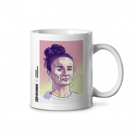 Design-Tasse - 11FREUNDE x Ronny Heimann: Lina