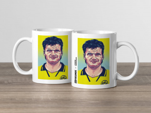 Design-Tasse - 11FREUNDE X Ronny Heimann: Stéphane in Dortmund