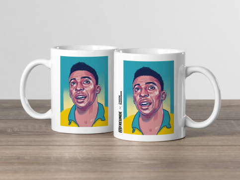 Design-Tasse - 11FREUNDE X Ronny Heimann: Pelé (2)