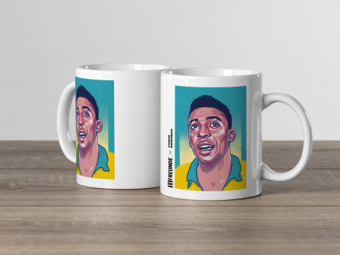Design-Tasse - 11FREUNDE X Ronny Heimann: Pelé (2)